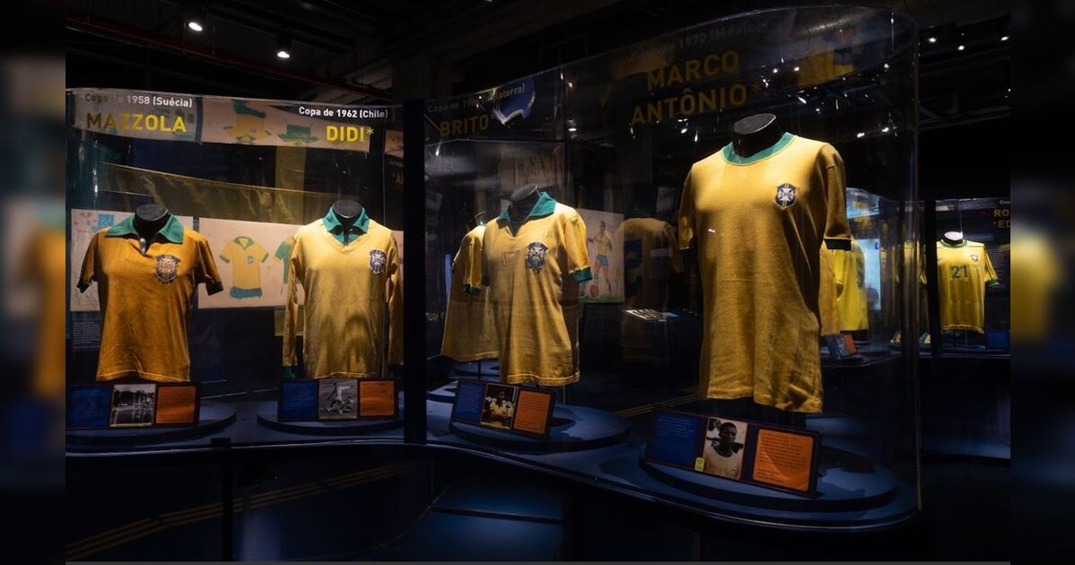 Futebol: exposição conta a história da camisa canarinho