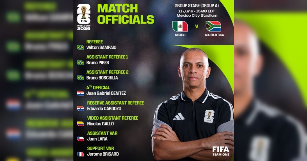 Trio de brasileiros vai arbitrar primeiro jogo da 