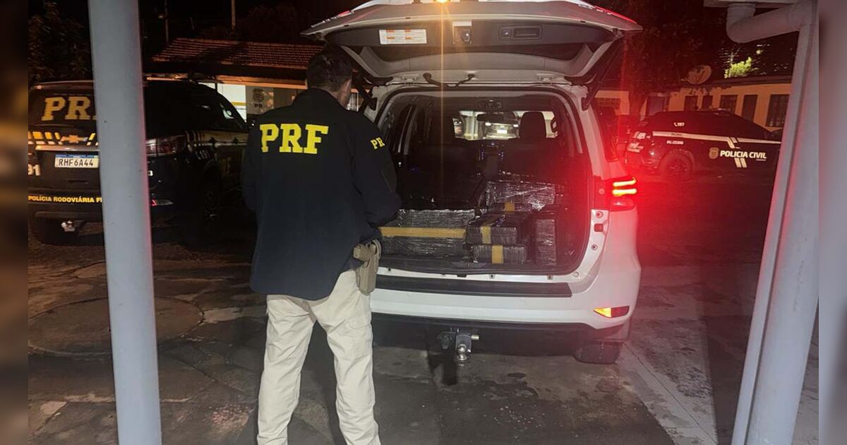 PRF apreende mais de 1,1 tonelada de drogas em menos de 12 horas no Paraná