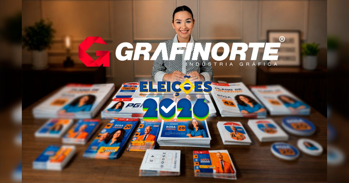 Eleições 2026: sua campanha começa com materiais de qualidad