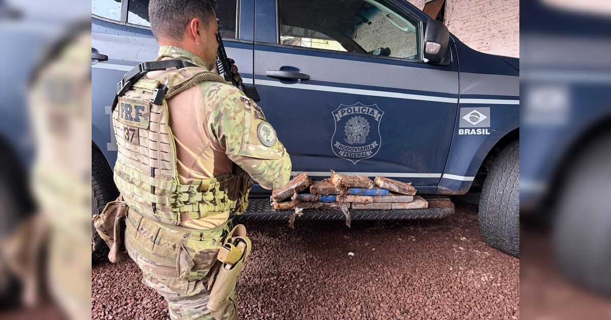 PRF prende pai e filha com mais de 12 kg de cocaína no PR