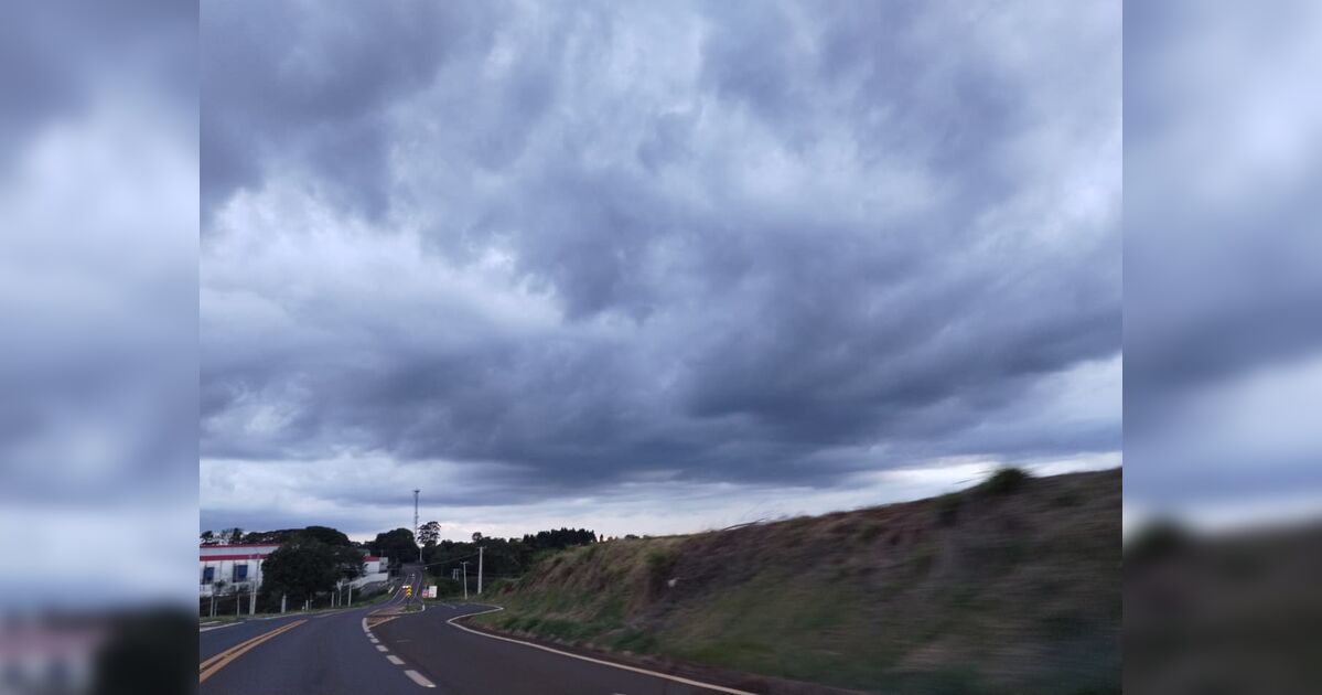 Ciclone muda o tempo e traz alerta de chuva para o Paraná com risco de temporais