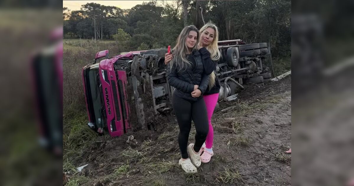Quem é Gabriely Franciscon, influenciadora que tombou caminhão em SC