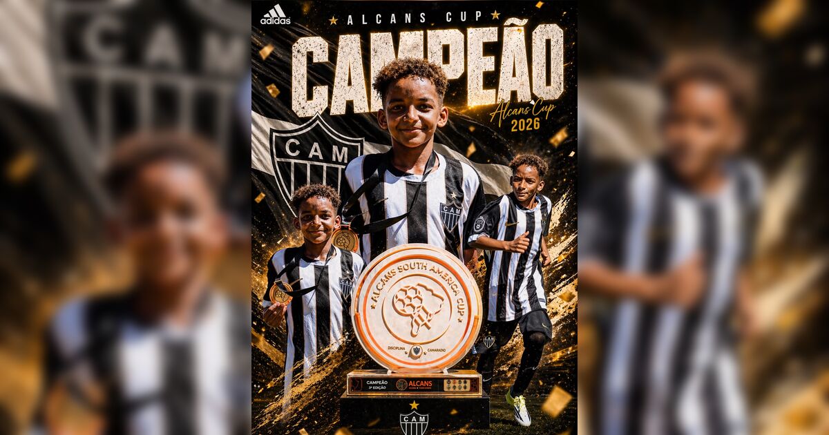 Jovem promessa de Apucarana conquista título sub-12 pelo Atlético-MG