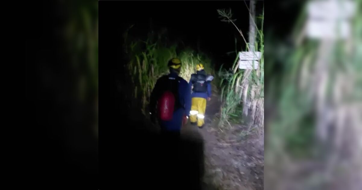 Após se perder a caminho de acampamento, jovem é resgatado de helicóptero em SC