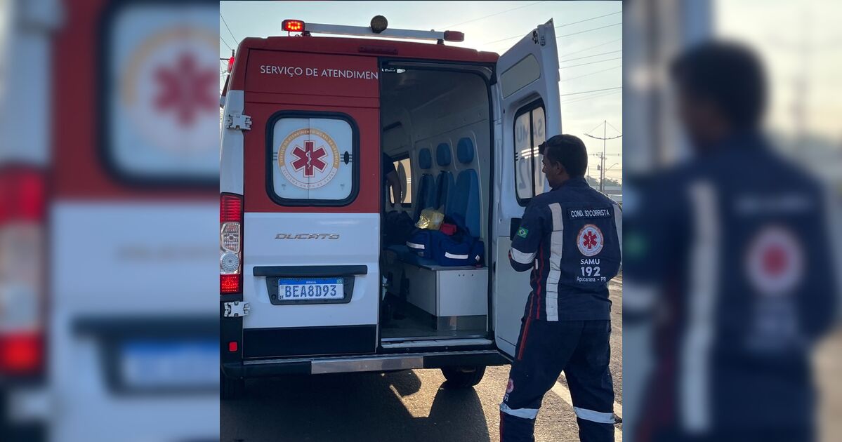Motorista perde controle da direção após mal súbito e atinge árvore em Apucarana