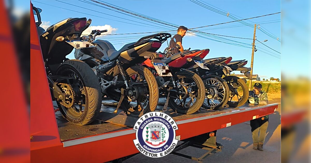Fuga frustrada: motociclistas se escondem em mato, mas perde