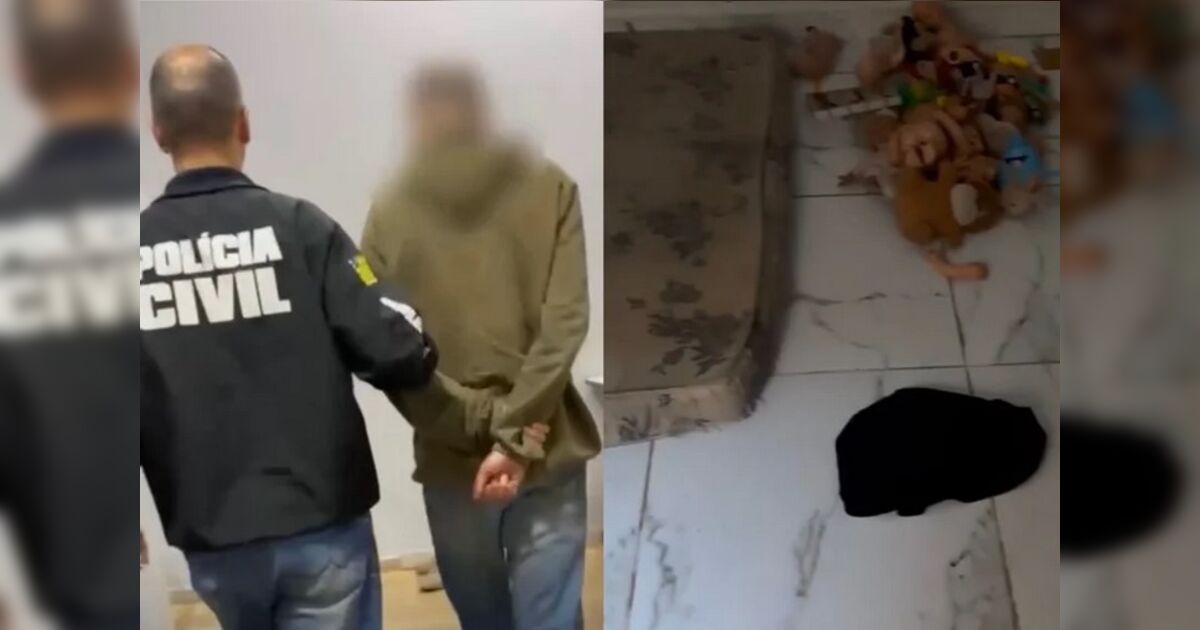 Homem é preso por manter filhos trancados e monitorados por câmera
