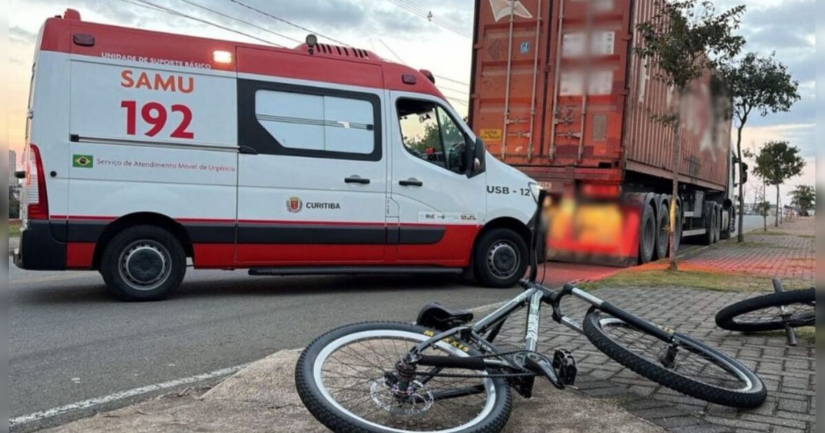 Policial militar salva adolescente após grave acidente de bicicleta no PR