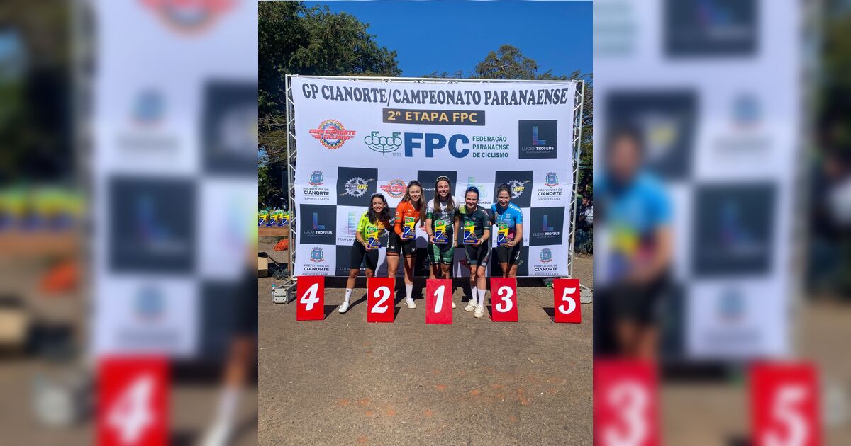 Arapongas obtém múltiplos pódios em competições de ciclismo