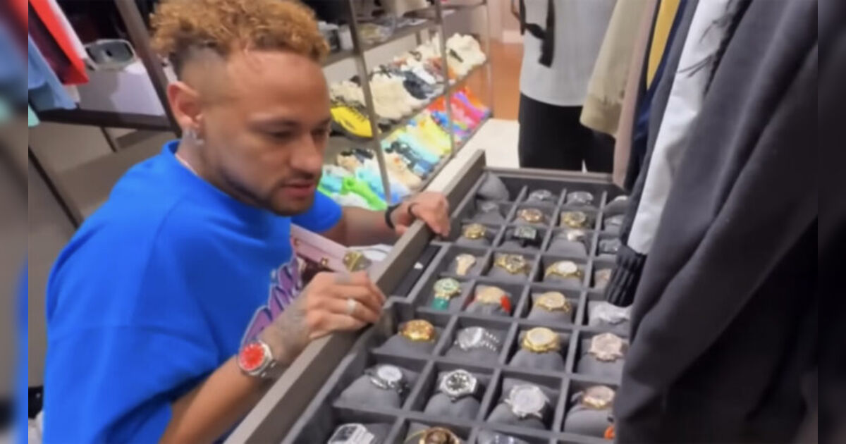 Valores dos relógios de Neymar para a Copa do Mundo săo reve
