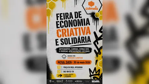 Feira de Economia Criativa acontece neste sábado (30) em Apucarana