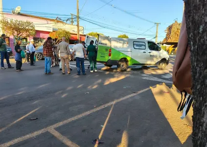 Acidente na Praça da República em Borrazópolis