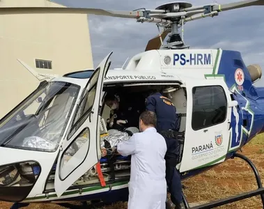 As equipes de resgate foram acionadas rapidamente para prestar os primeiros socorros à vítima