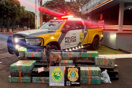Drogas foram apreendidas pela PM na região Oeste do Paraná