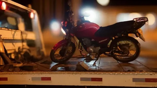 Moto abordada durante operação da Rotam da 6ª CIPM
