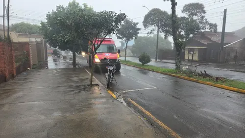 Moto era conduzida por mulher de 40 anos