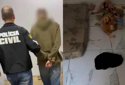 Polícia Civil de Goiás prendeu o homem em flagrante