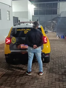 Suspeito foi levado à delegacia de Arapongas