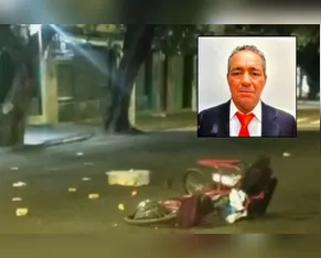 Vendedor de salgados morre atropelado na rua e tem mercadorias saqueadas