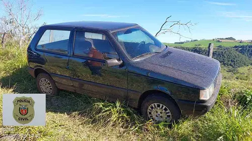 Veículo furtado em Ivaiporã recuperado pela Polícia Civil na zona rural do município