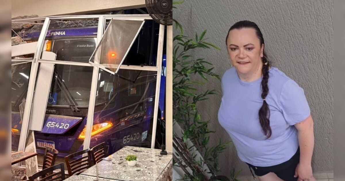 Ônibus desgovernado invade restaurante e mata gerente de 33 anos em SC