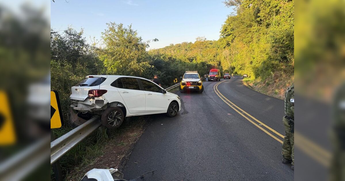 Image for Criança fica ferida em acidente na PR-538; um dos motoristas estava embriagado