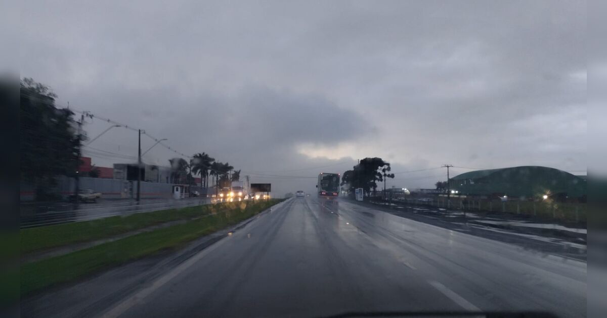Quinta-feira terá chuva forte e ventos de até 50 km/h em Apucarana