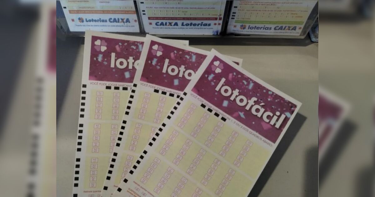 Veja o resultado da Lotofácil concurso 3752 desta segunda-feira (3)