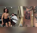 Cucurella cumpre promessa de título e tatua rosto do técnico da Espanha