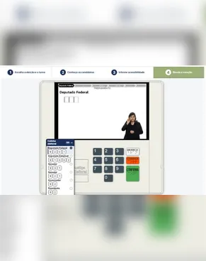 Simulador tira dúvida de eleitores sobre a votação; saiba mais