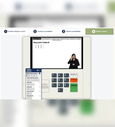 Simulador tira dúvida de eleitores sobre a votação; saiba mais