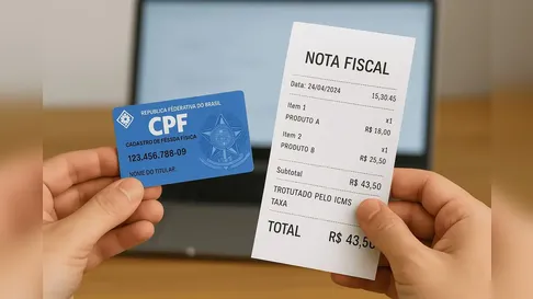 "Cidadão Bom de Nota": programa premiará moradores que pedirem CPF na nota