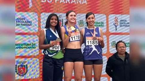 Equipe de atletismo de Apucarana brilha na fase final dos Jogos Escolares do Paraná