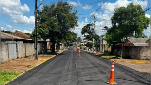Prefeitura leva microrrevestimento asfáltico para ruas da área central de Apucarana