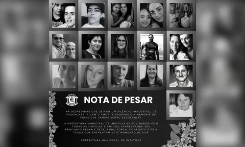 Prefeitura de Imbituva divulga fotos de passageiros de ônibus mortos em acidente na BR-373