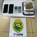 Cão farejador encontra maconha em guarda-roupa e homem é preso por tráfico em Arapongas