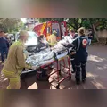 Cilindro explode durante conserto de ar-condicionado e deixa trabalhador em estado grave