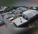 Após danos pelo temporal, Bombeiros alertam para risco de quedas e choques durante reparos em telhados