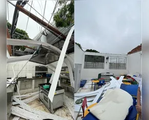 Sem água e energia, rede municipal de Apucarana suspende aulas nesta quarta-feira; 36 escolas foram danificadas