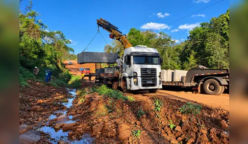 Interdição na ligação entre Rio Bom e Novo Itacolomi pode durar até 20 dias