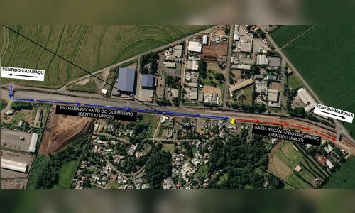 Rodovia PR-317 terá alteração no tráfego de veículos em Maringá a partir de segunda-feira