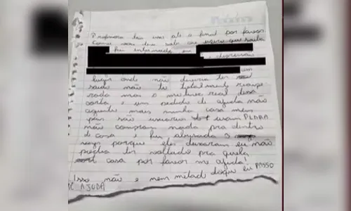 Vítima de estupro no Paraná havia sido devolvida à família antes de escrever nova carta com pedido de socorro