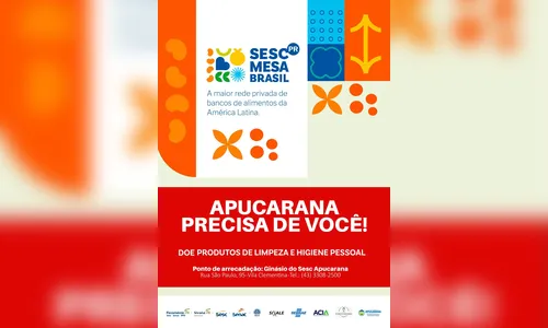 Campanha arrecada itens de higiene e limpeza para vítimas das chuvas em Apucarana (PR)