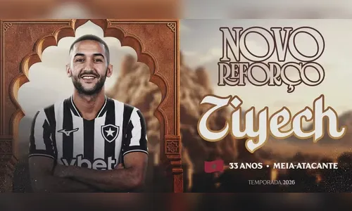 Botafogo oficializa a contratação do meia marroquino Hakim Ziyech até o fim de 2028