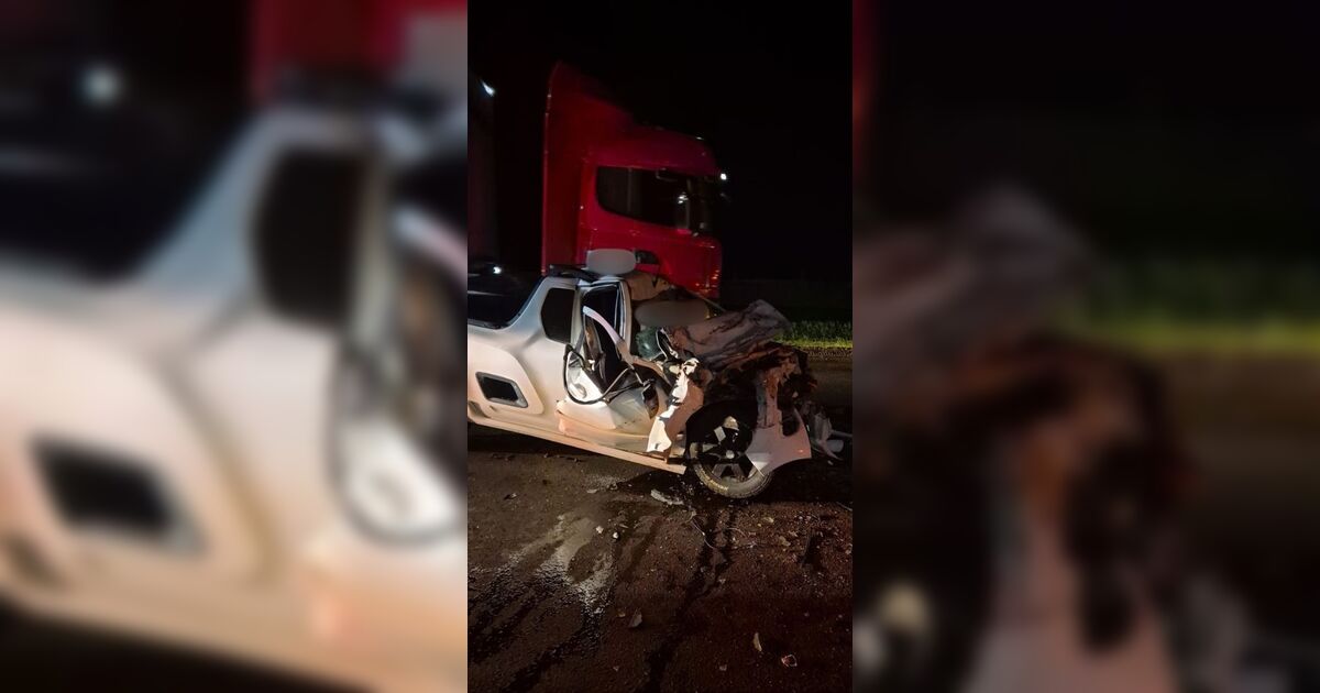 Resgate de jovem preso às ferragens após acidente na BR-376 em Mauá da Serra