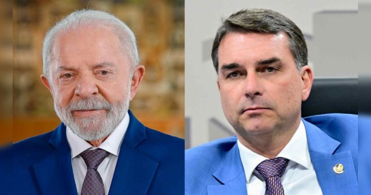 Pesquisa mostra Flávio Bolsonaro com 51% dos votos válidos e Lula com 49% no 2º turno