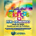 Cambira promove festa em comemoração ao Dia das Crianças neste domingo