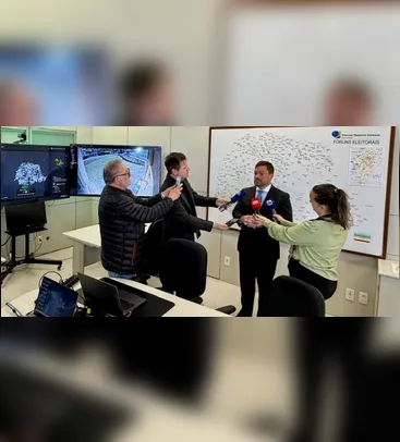 TRE-PR e Simepar atuam em parceria nas Eleições 2026 para tomar decisões relativas a eventos meteorológicos
