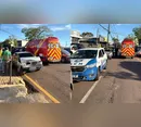 Acidente na Rua Nova Ucrânia deixa homem ferido em Apucarana